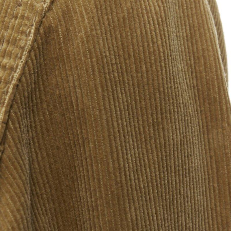 MARC JACOBS brown corduroy faux shearling lined trucker jacket XS For Sale 6