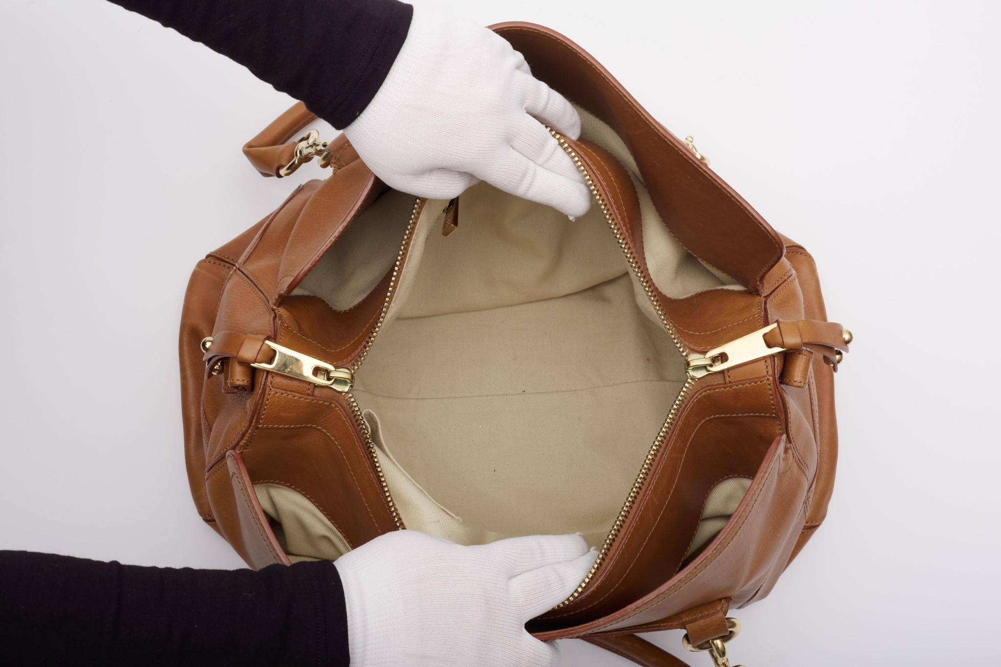 Marc Jacobs Brown Leather Mia Satchel Bag For Sale 6