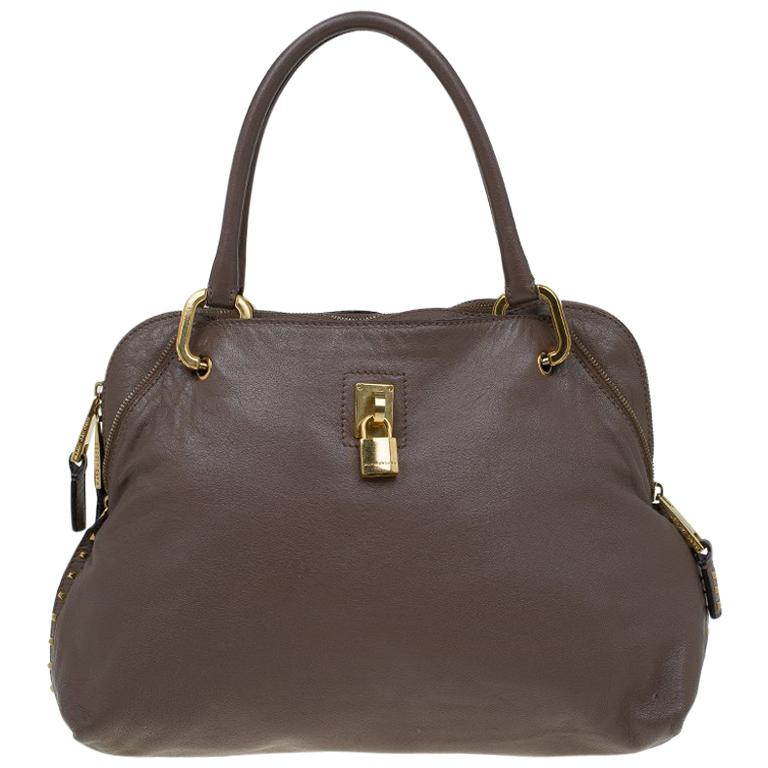 Marc Jacobs Brown Leather Paradise Rio Satchel For Sale at 1stDibs ...