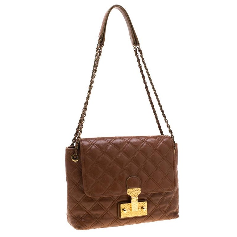 marc jacobs brown satchel