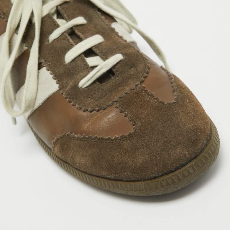 Marc Jacobs Brown Suede Low Top Sneakers Size 42 For Sale 3