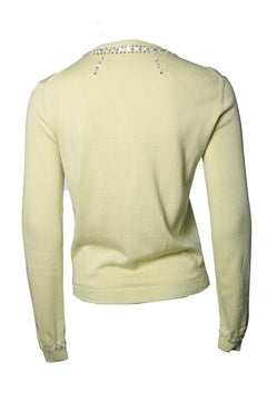 Marc Jacobs, cardigan in lime green
