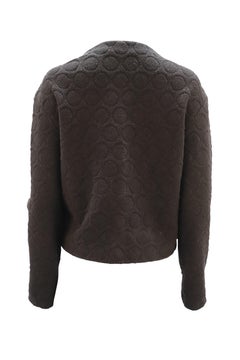 Marc Jacobs Collarless Jacket in Black Wool