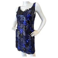Marc Jacobs Collection for Bergdorf Goodman Blue Sequin Mini Dress