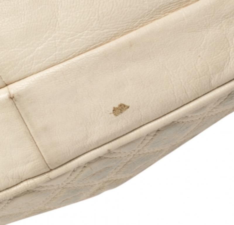 Women's Marc Jacobs Cream Quilted Leather Cecilia Satchel For Sale