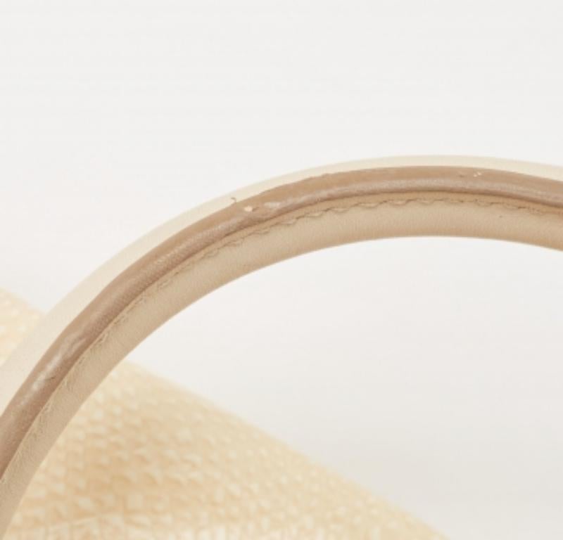 Marc Jacobs Cream Snakeskin Embossed Leather Stam Satchel 4