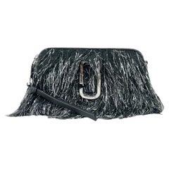 Marc Jacobs Crinkled Metallic Leather Crossbody Bag — Silver