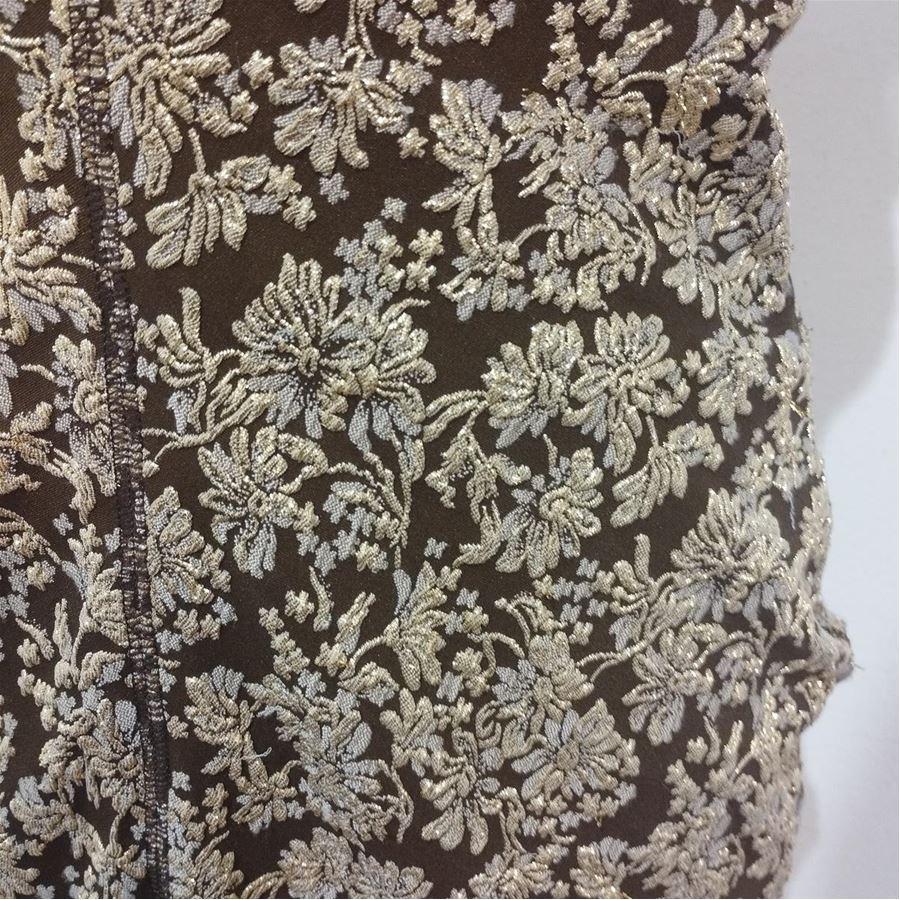 Marc Jacobs Damask dress size 42 In Excellent Condition For Sale In Gazzaniga (BG), IT
