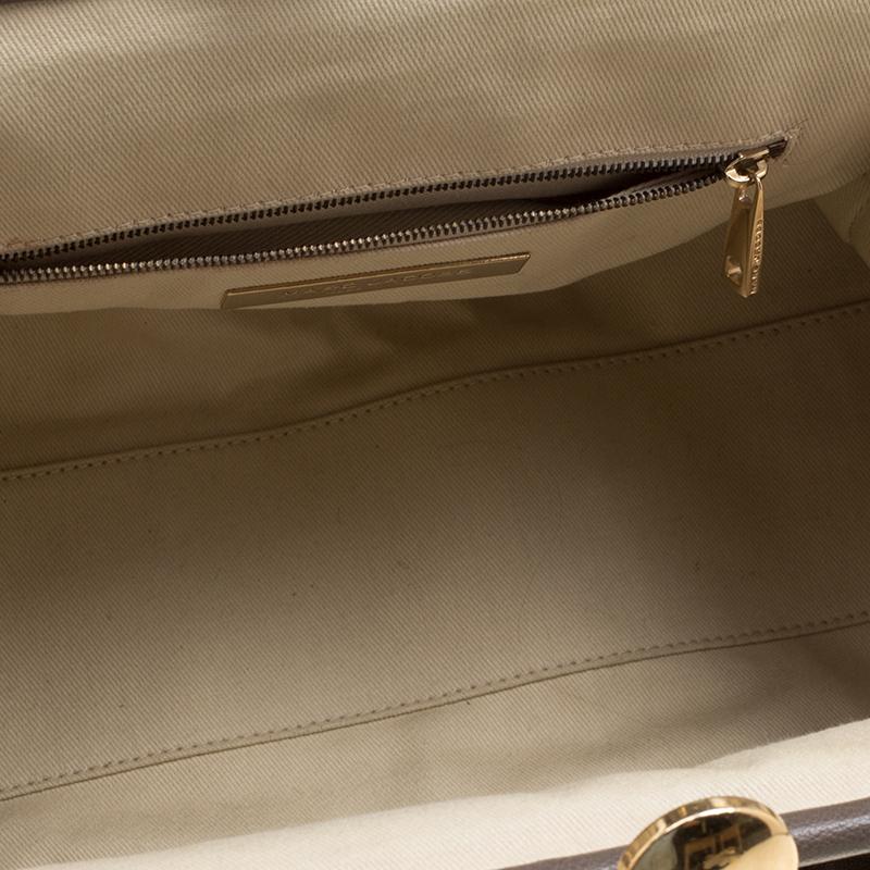 Marc Jacobs Dark Beige Quilted Leather Stam Shoulder Bag 2
