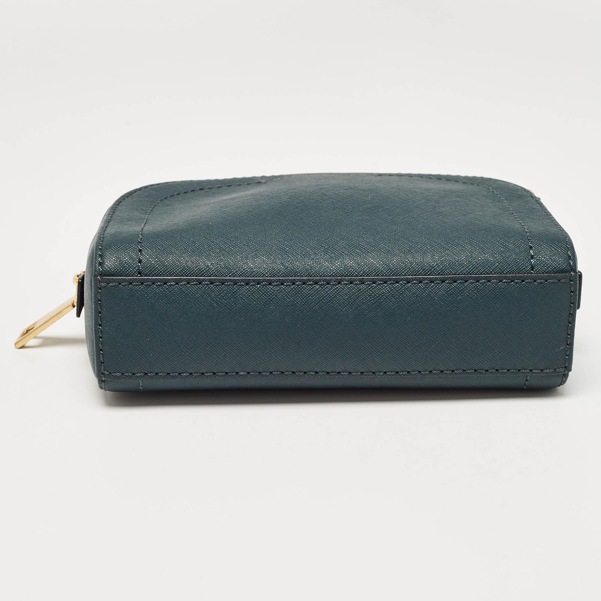 Marc Jacobs Dark Green Leather Playback Dome Crossbody Bag 2