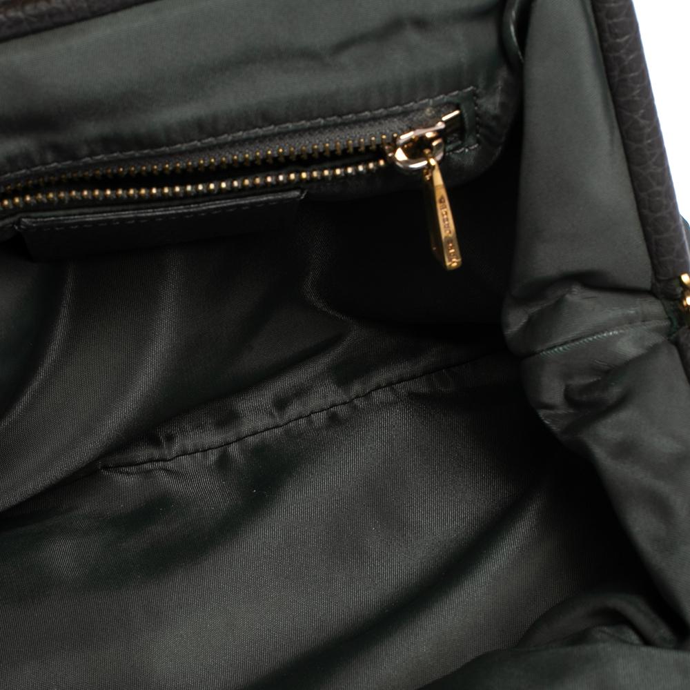 Marc Jacobs Dark Grey Quilted Fabric Little Stam Shoulder Bag 5