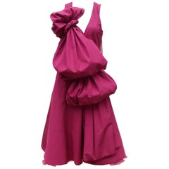 Marc Jacobs Dark Magenta Silk Taffeta Dress