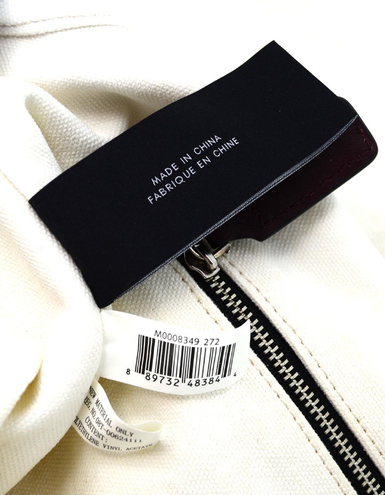 Marc Jacobs Embellished CollagePrint White Canvas Large Messenger Bag