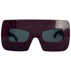 MARC JACOBS F/W 2008 Lila Acetat MASK Sonnenbrille