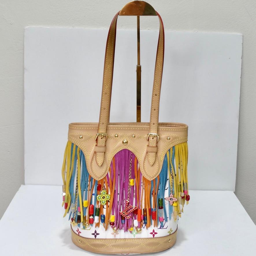 Marc Jacobs for Louis Vuitton 2006 Takashi Murakami Limited Edition Bucket Bag For Sale 2