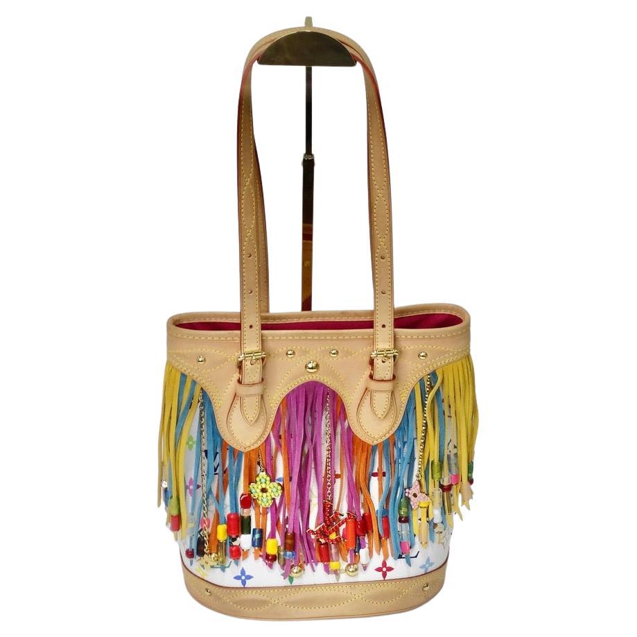 Marc Jacobs for Louis Vuitton 2006 Takashi Murakami Limited Edition Bucket Bag For Sale