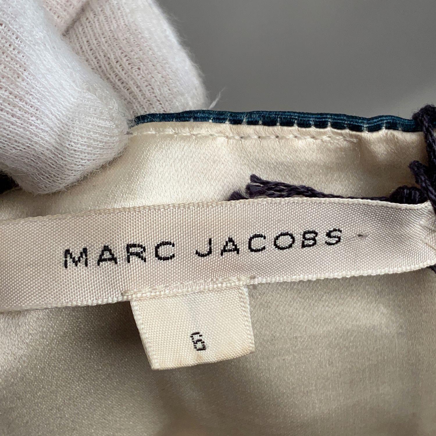 Marc Jacobs Geometric Cotton and Silk Mini Dress Size 6 1