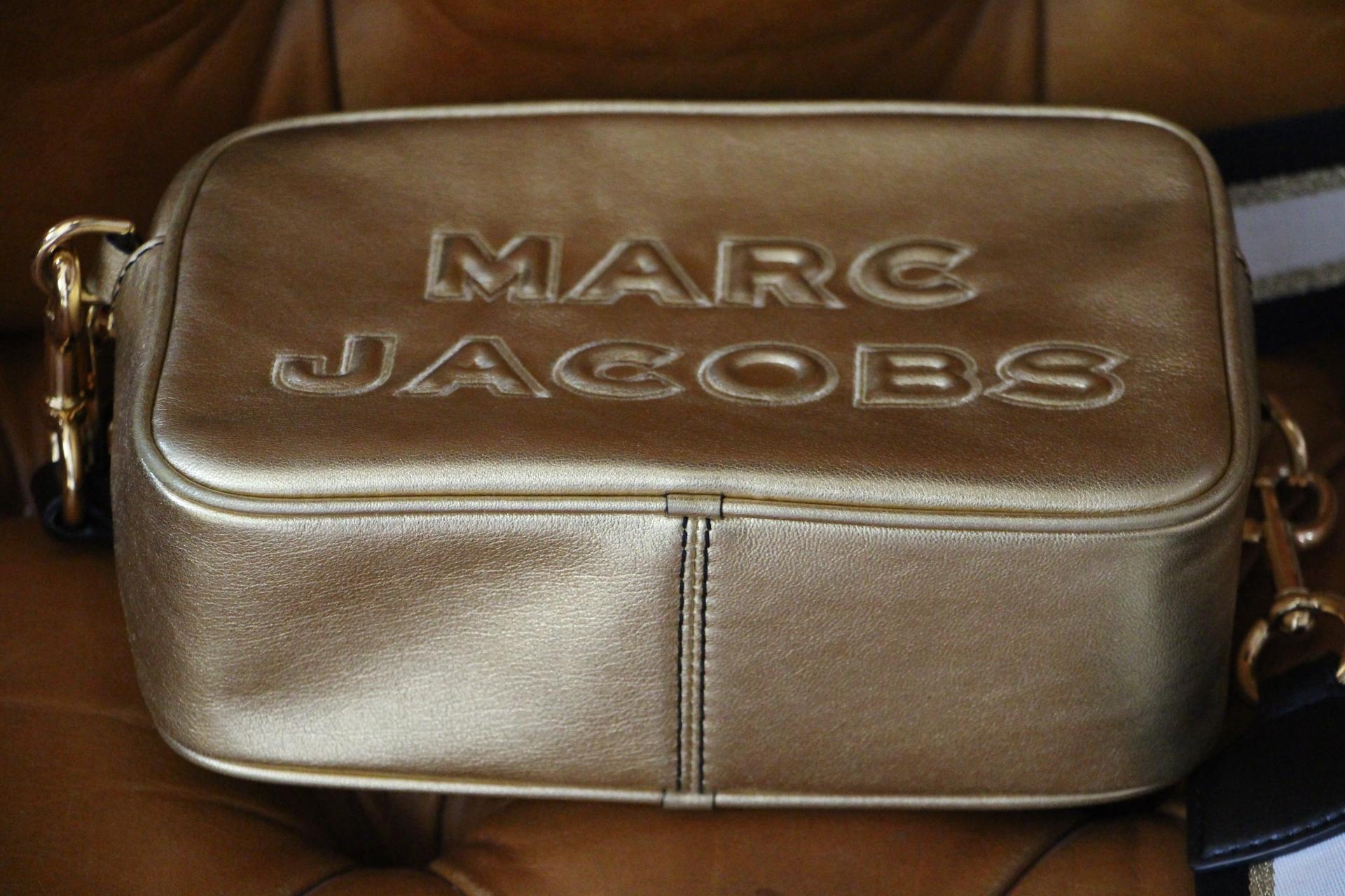 Women's or Men's Marc Jacobs Gold Leather Bag