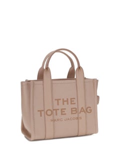 Marc Jacobs Grained Calf Leather Tote Bag — Pink