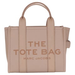 Marc Jacobs Grained Calf Leather Tote Bag — Pink