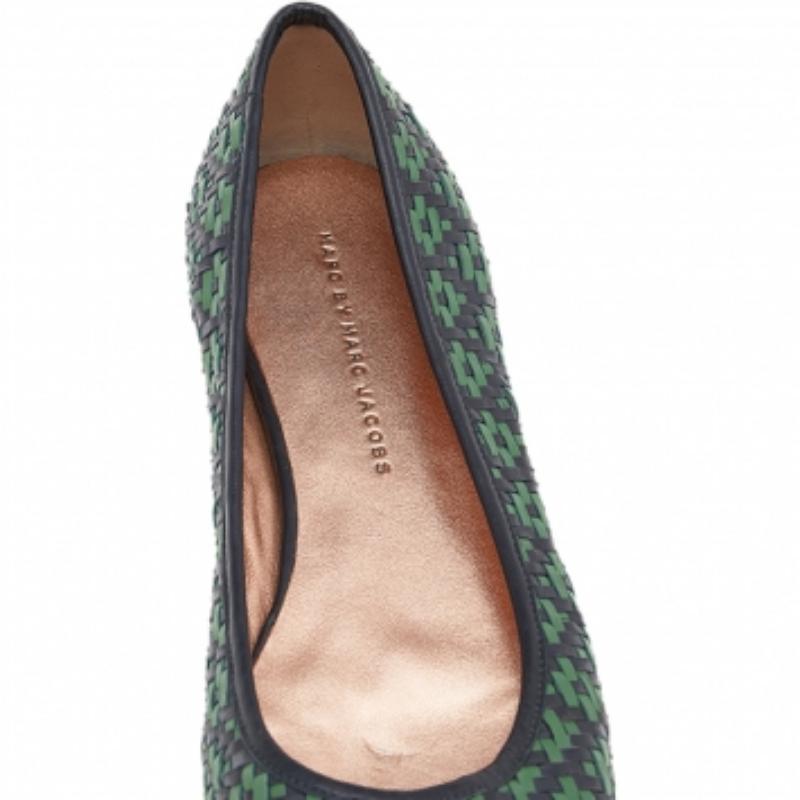 Marc Jacobs Marc by marc jacobs en cuir tressé Taille 38 en vente 1