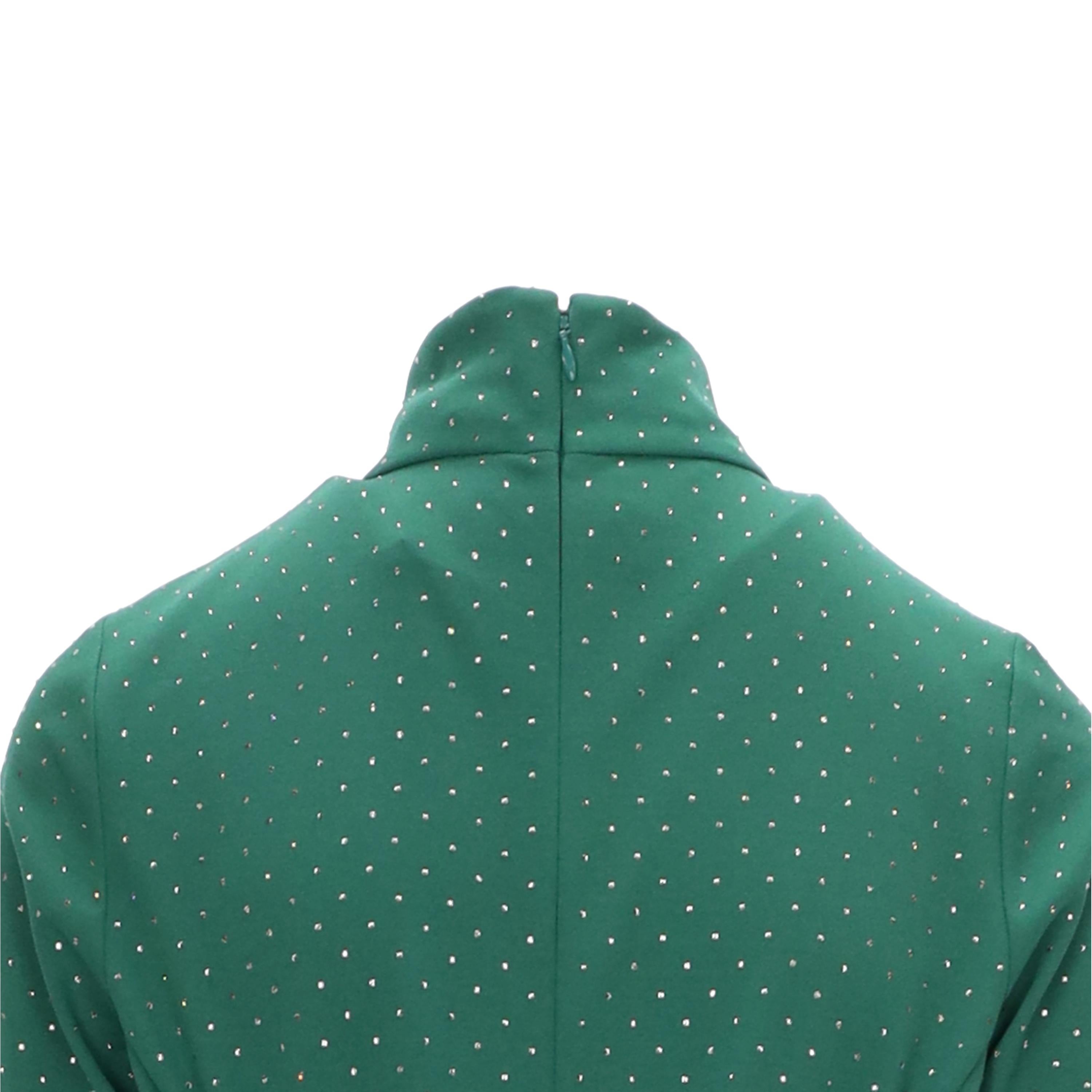 Marc Jacobs Vestido Largo Verde Cristal - Años 10 en venta 1