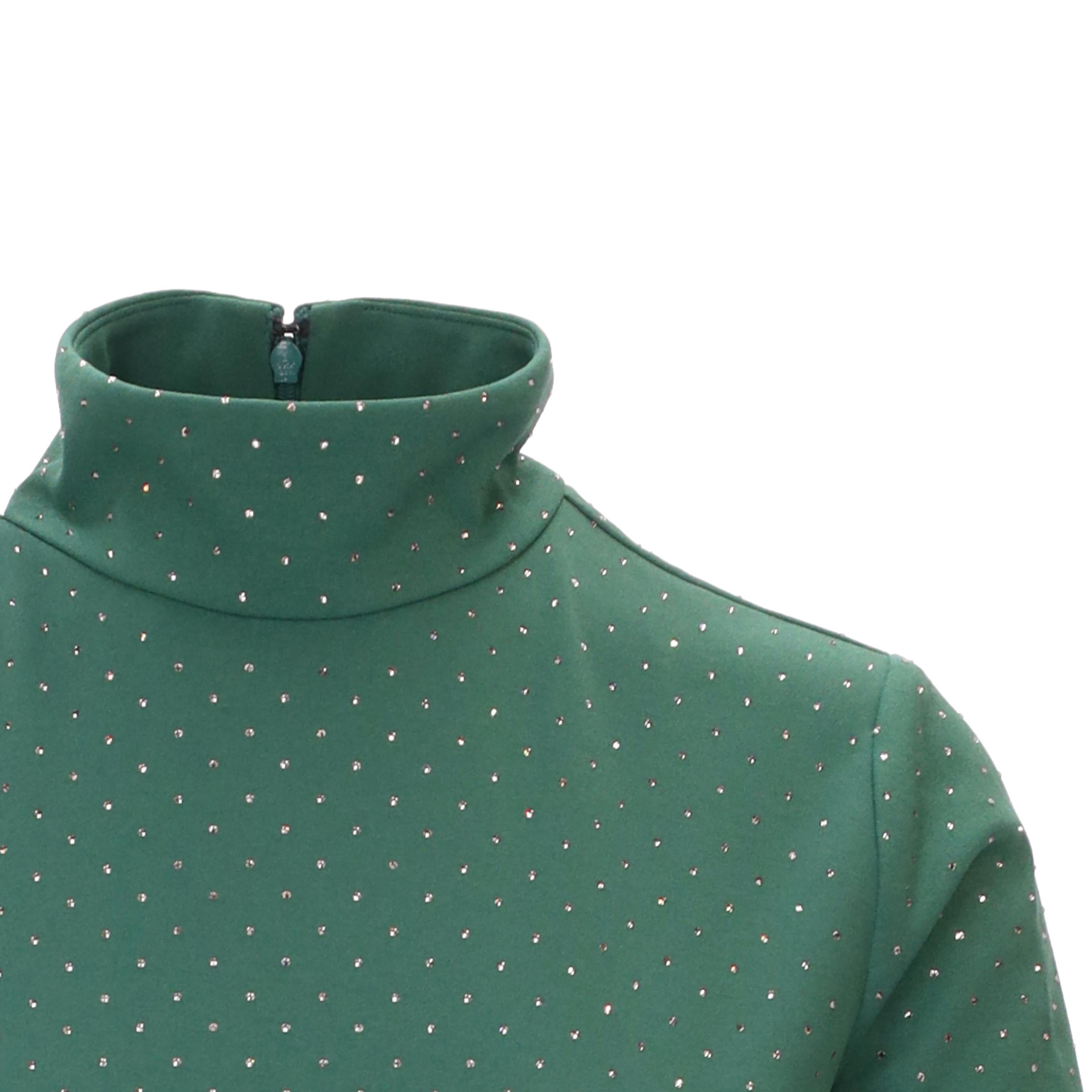 Marc Jacobs Vestido Largo Verde Cristal - Años 10 en venta 2