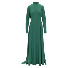 Robe longue en cristal vert Marc Jacobs, années 10