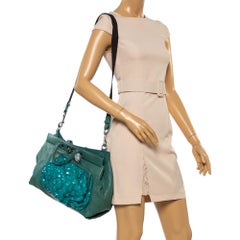 Marc Jacobs Green Leather Robert Duffy Bag on Bag Shoulder Bag
