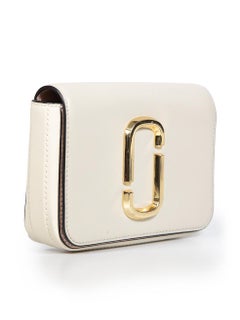 Marc Jacobs Grey Leather Crossbody Bag