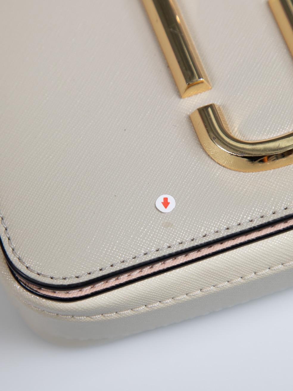 Marc Jacobs Grey Leather Crossbody Bag 2