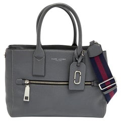 Used Marc Jacobs Grey Leather Gotham East West Tote