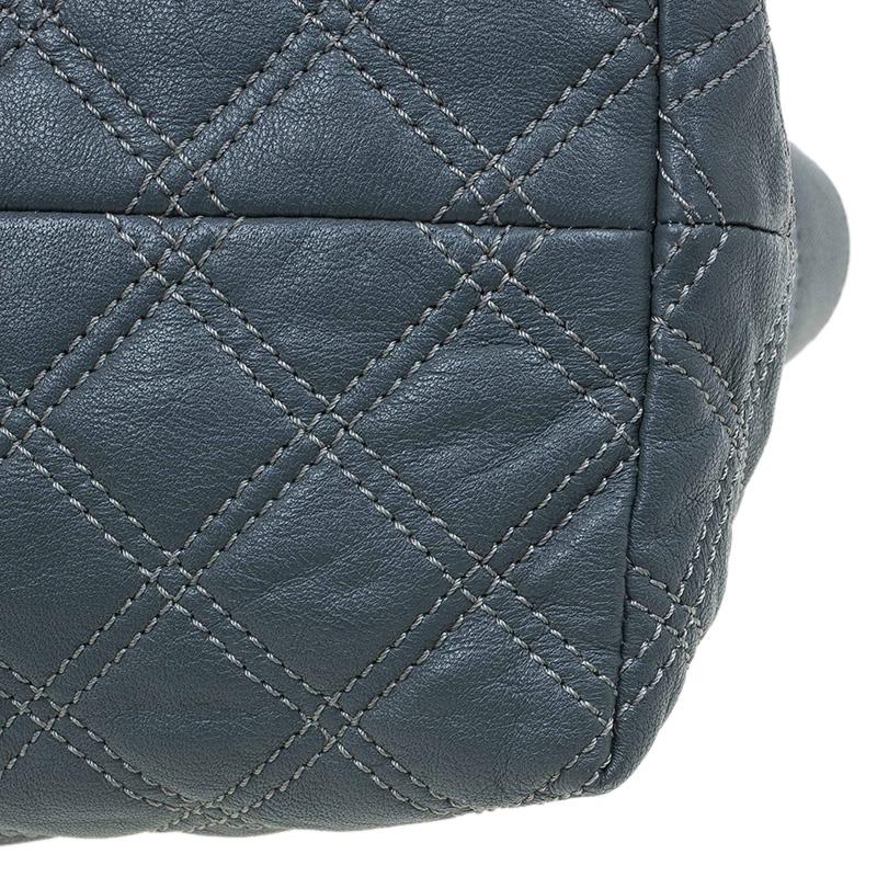 Marc Jacobs Grey Quilted Leather Bruna Belted Tote 7