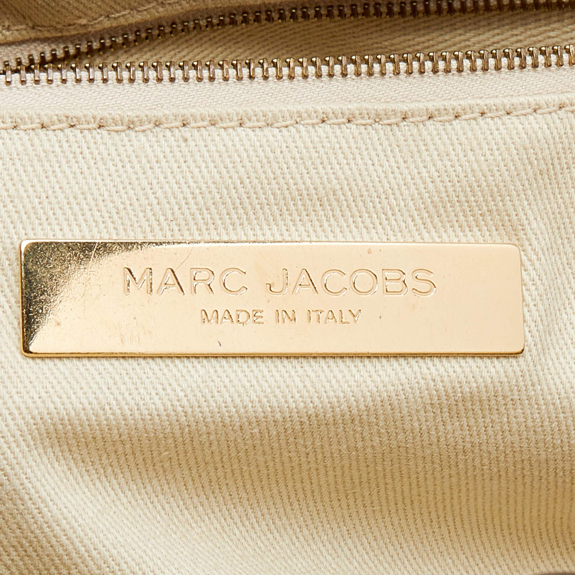 Marc Jacobs Grey Quilted Leather Stam Satchel 3