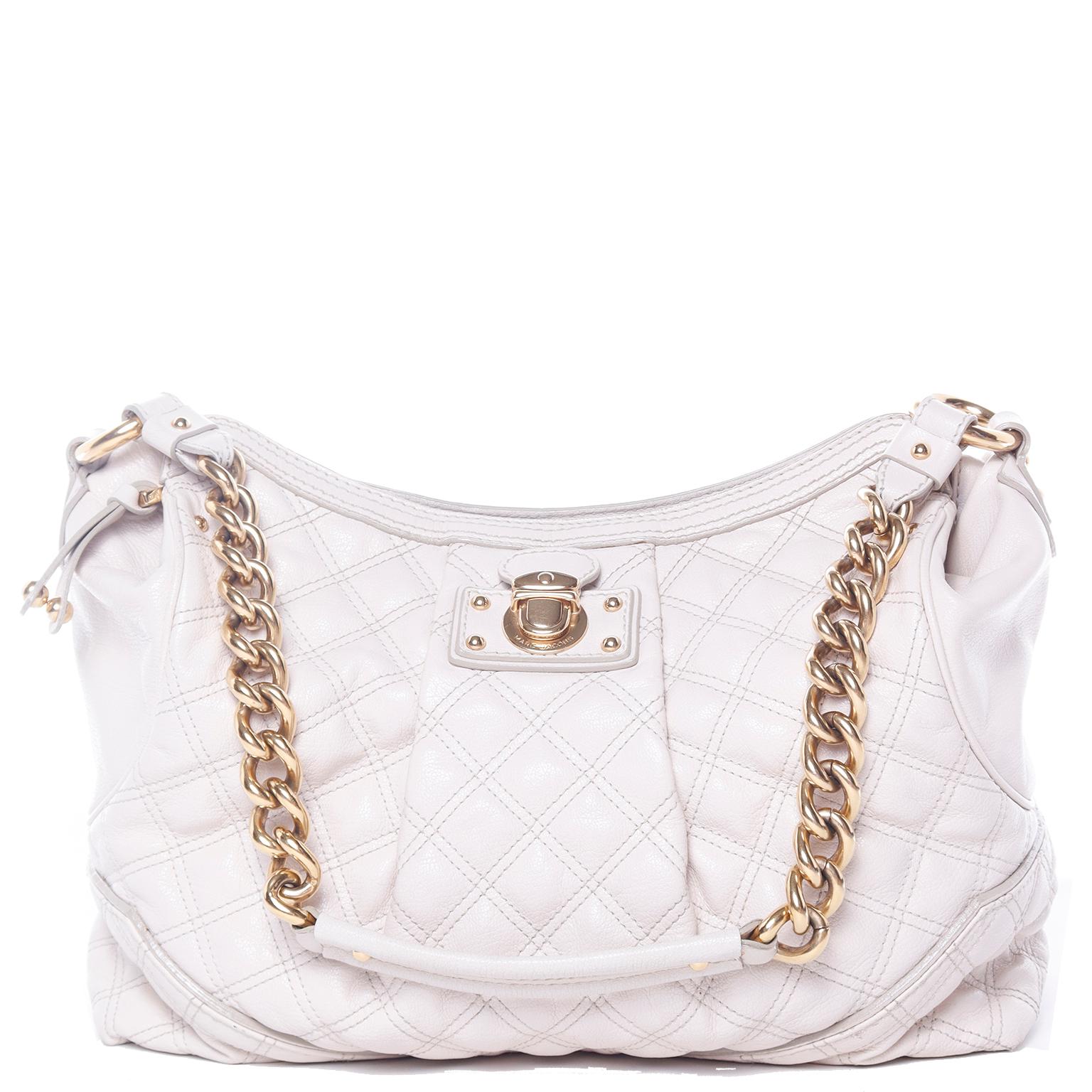 Marc jacobs quilted bag with gold chain sale