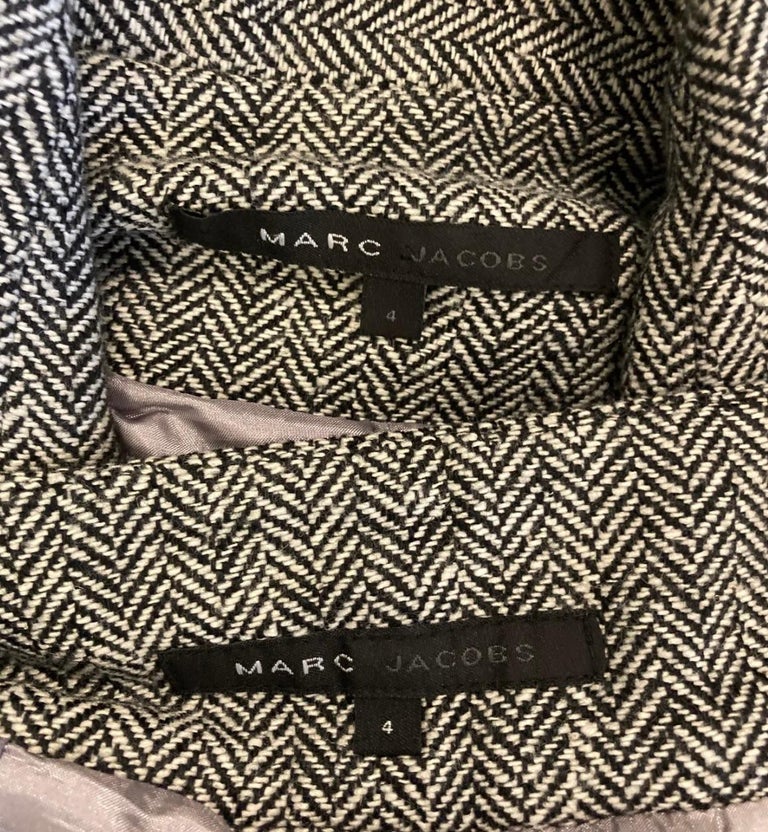 Marc Jacobs Houndstooth Skirt Suit For Sale at 1stDibs