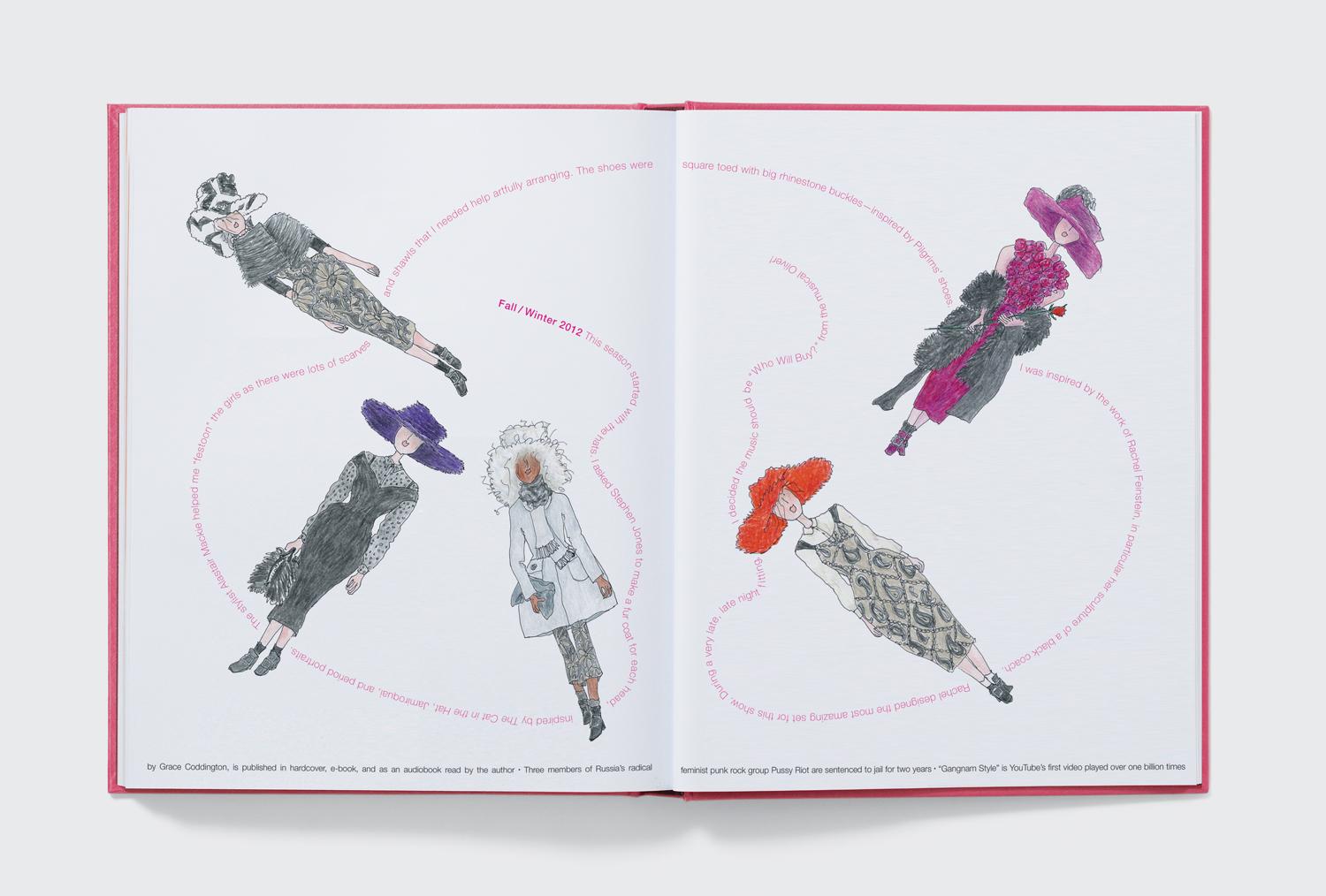 A unique monograph of over 50 collections created by the fashion designer Marc Jacobs in the past 25 years and illustrated by Grace Coddington
In 2016, internationally acclaimed designer Marc Jacobs commissioned his friend and talented illustrator