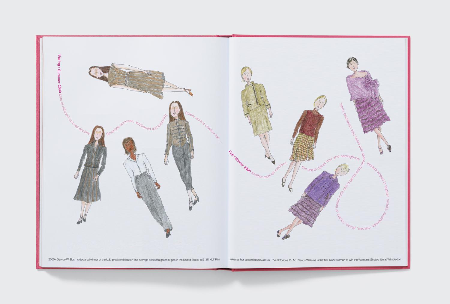 Papier Marc Jacobs - Illustré par Grace Coddington en vente