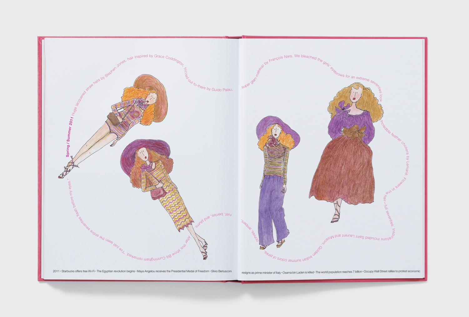 Contemporary Marc Jacobs Illustrated by Grace Coddington For Sale