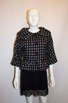 Marc Jacobs Jacket , Black Grey, Silver and White.