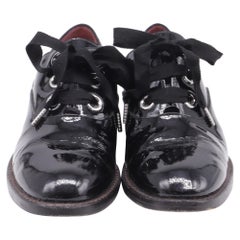 Scarpe Oxford con lacci Marc Jacobs in vernice nera