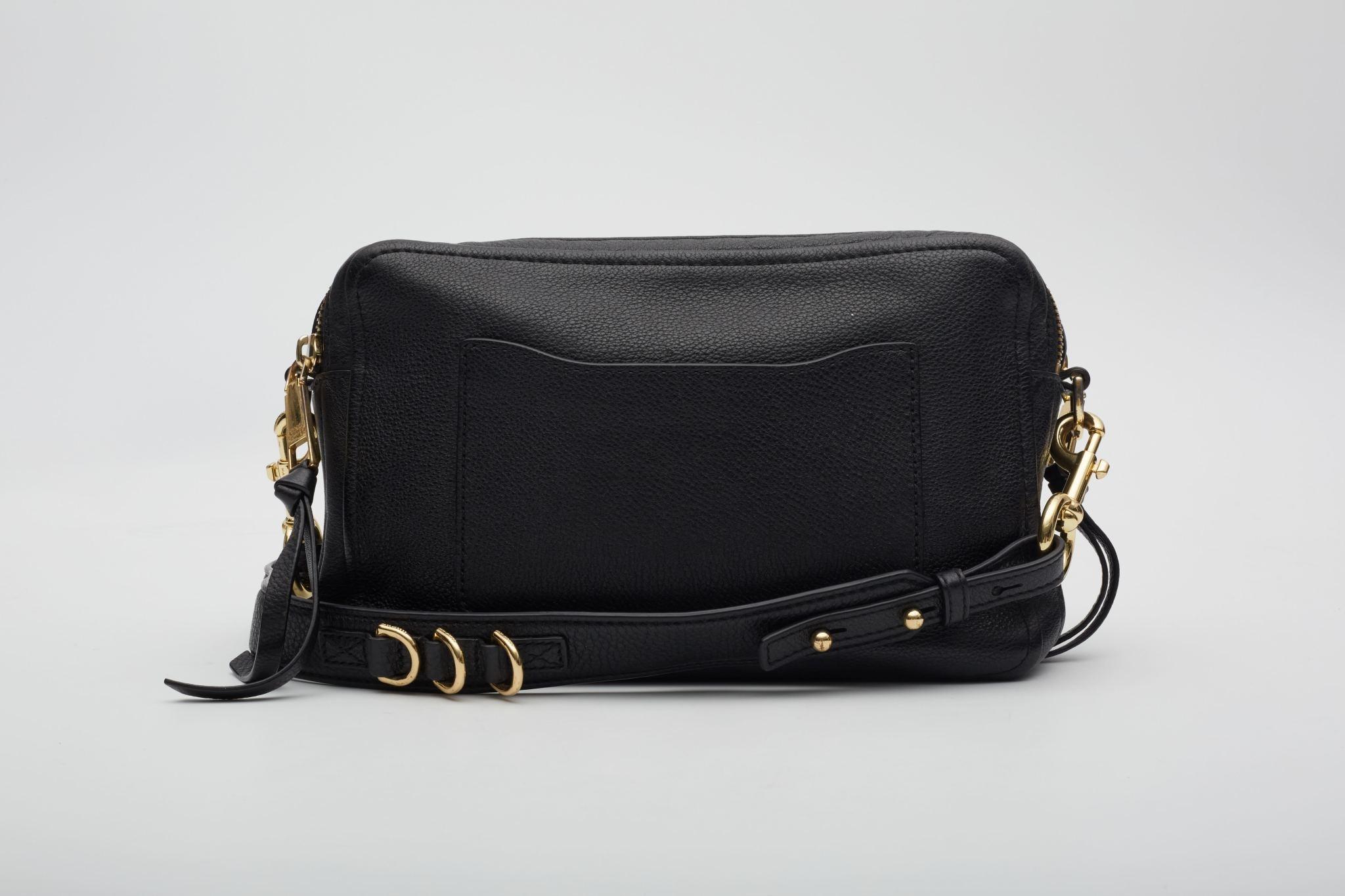 Marc Jacobs Leather Black Softshot 21 Crossbody Bag For Sale 1