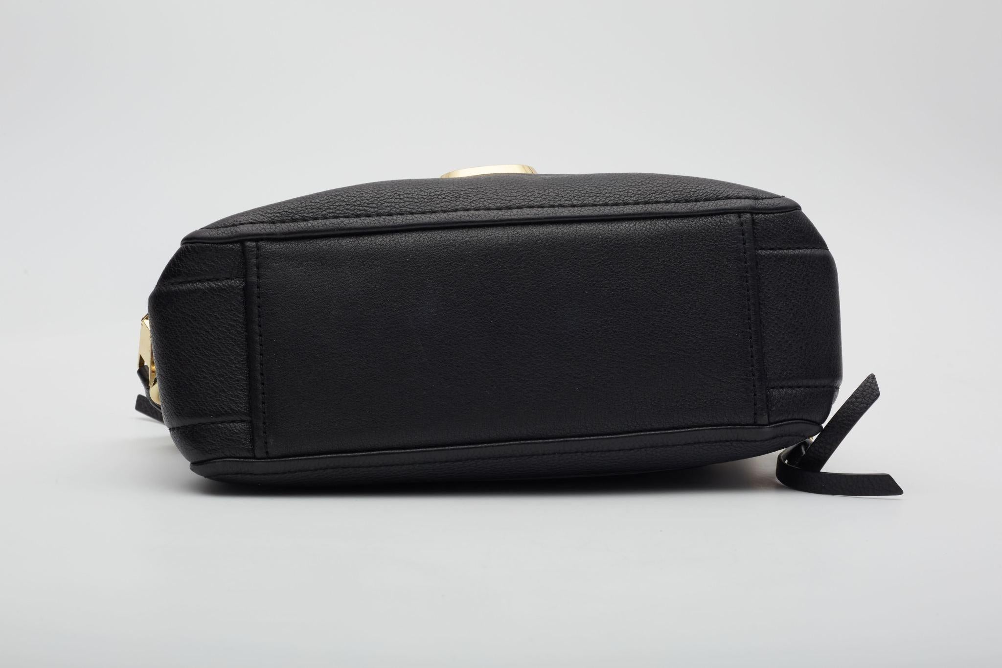 Marc Jacobs Leather Black Softshot 21 Crossbody Bag For Sale 4