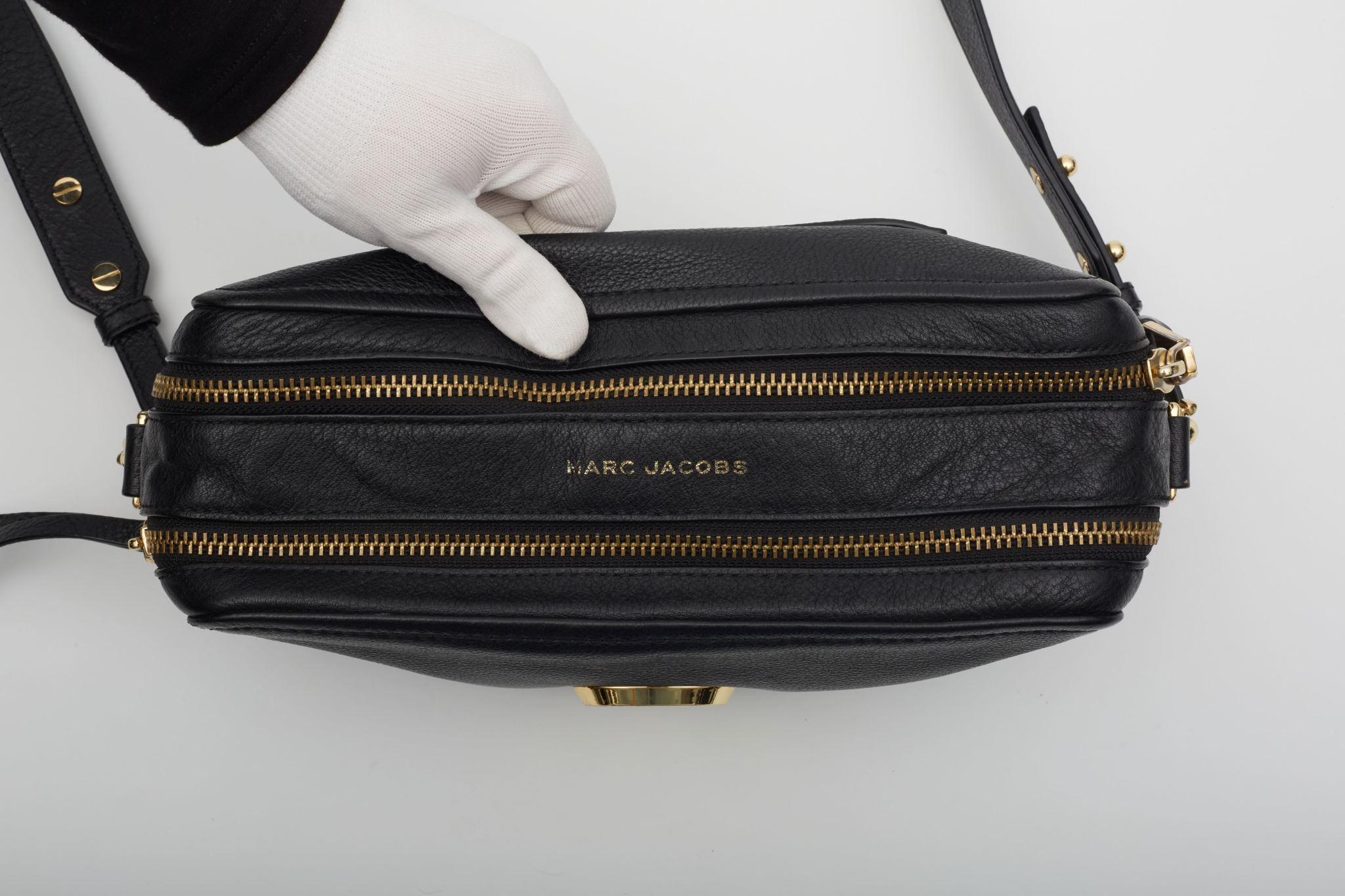 Marc Jacobs Leather Black Softshot 21 Crossbody Bag For Sale 5