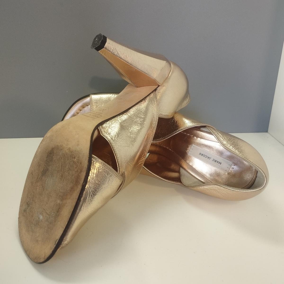 Marc Jacobs Leather Sandals IT 38.5 For Sale 2