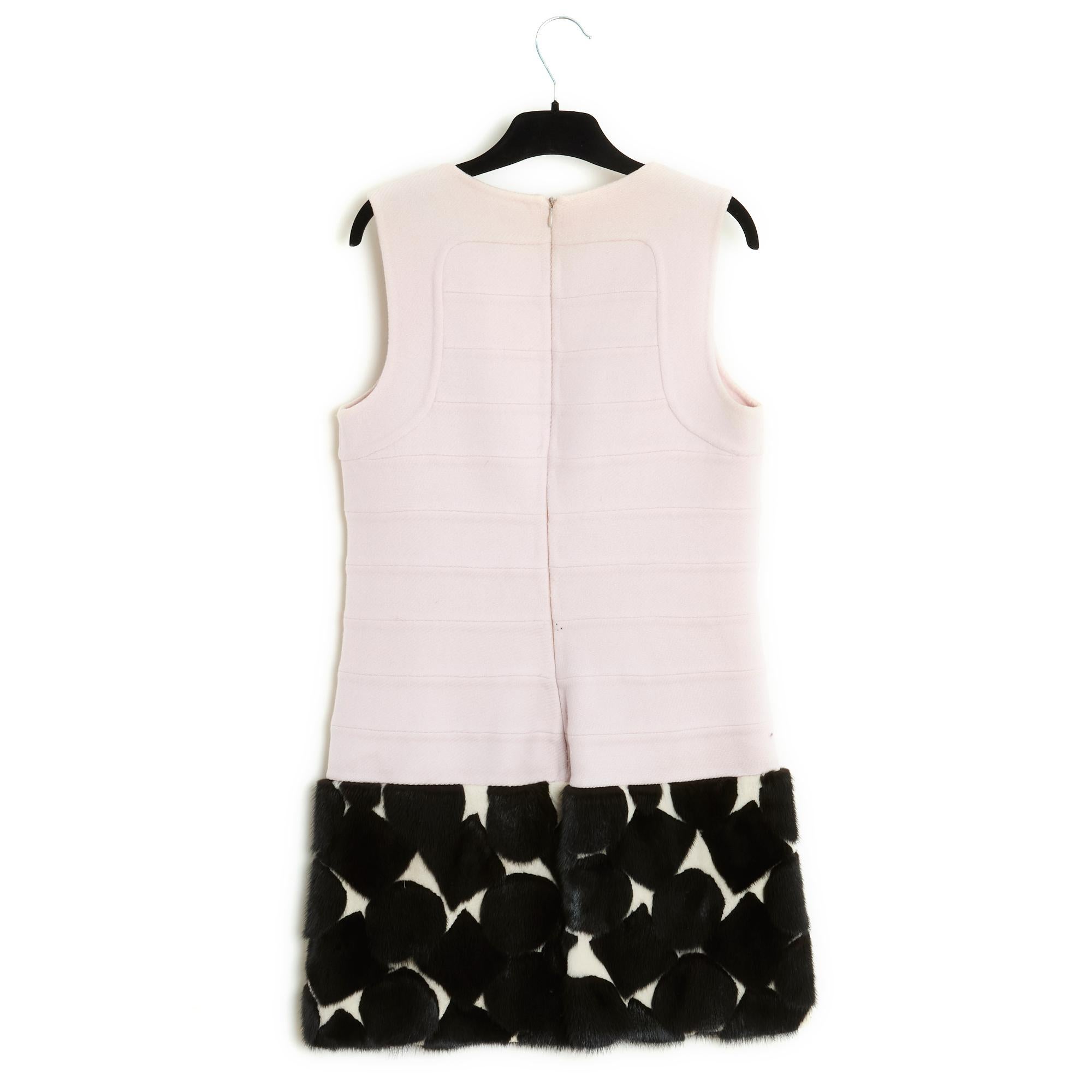 Marc Jacobs Louis Vuitton Precious Pink Mini Dress FR38 For Sale 1