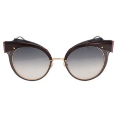 Marc Jacobs MARC 101/S DDB/9C Cat Eye Sunglasses in Gold Metal