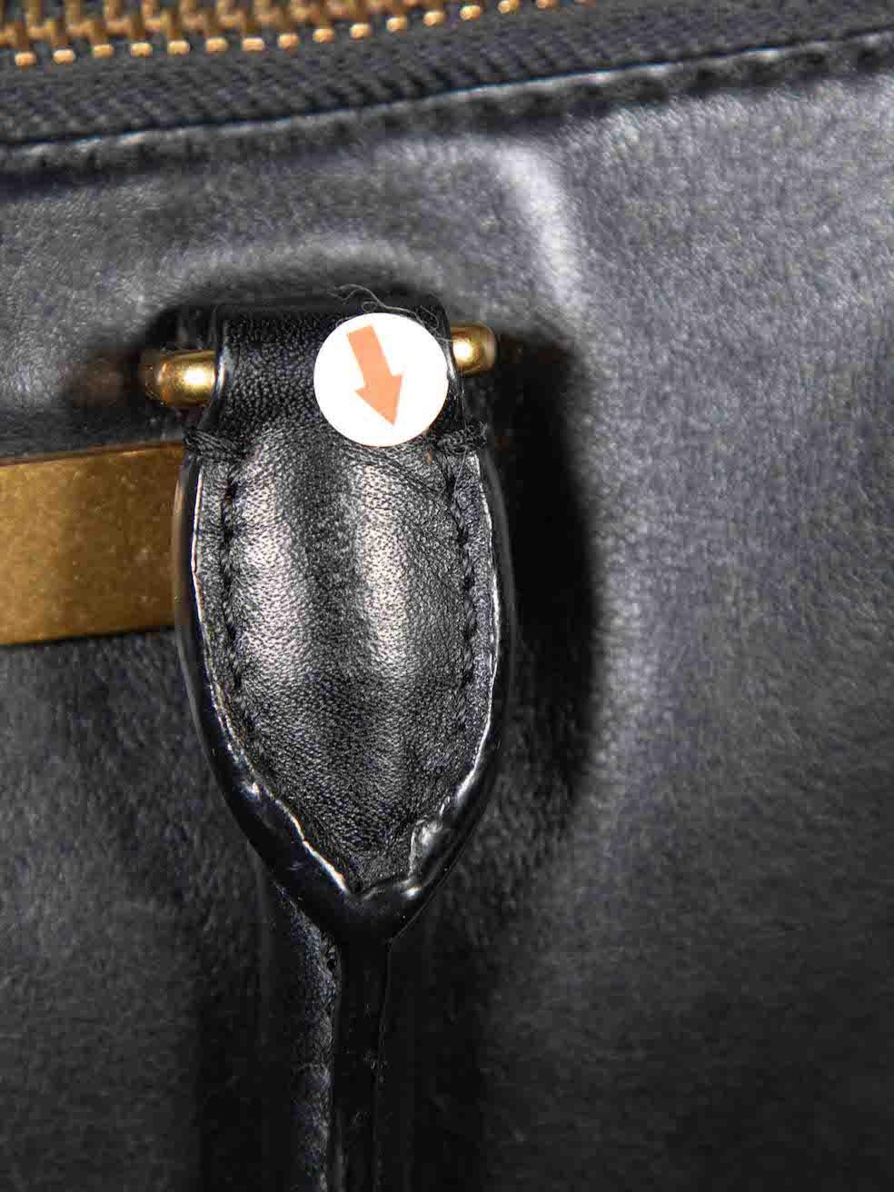 Marc Jacobs Marc By Marc Jacobs Black Leather Medium Handbag For Sale 2