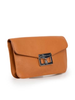 Marc Jacobs Marc by Marc Jacobs Brown Leather Envelope Clutch
