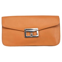 Marc Jacobs Marc by Marc Jacobs Brown Leather Envelope Clutch